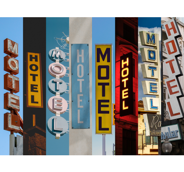 Mural de parede hotel signs - TenStickers