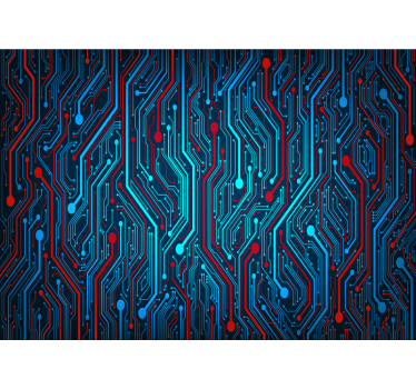 Mural de Parede Wire Circuit - TenStickers