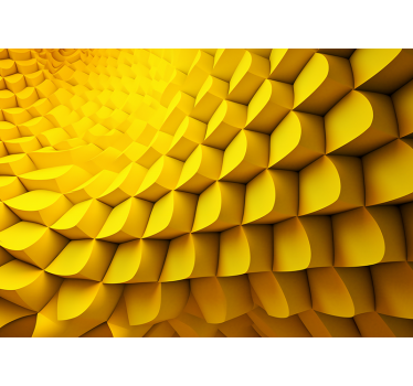 Murais de Parede 3D geometria futurista - TenStickers
