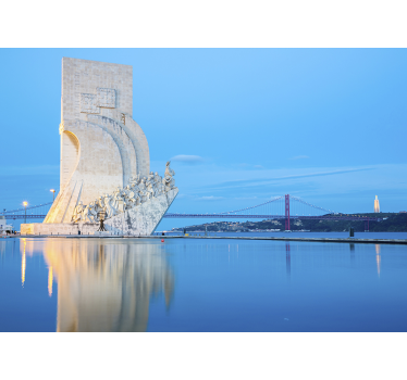 Fotomural de cidades e países Padrão dos descobrimentos - TenStickers