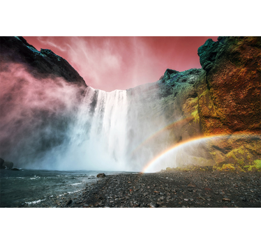 Mural de parede cascatas perspectiva da grande cascata - TenStickers