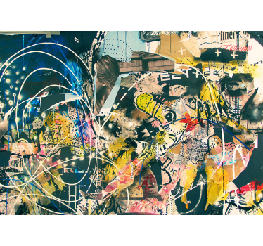 Pinturas murais de grunge - TenStickers