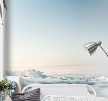 Fotomural para quarto paisagem nas nuvens - TenStickers