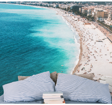 Fotomurais cidades e países paraíso de praia francês - TenStickers