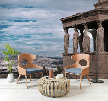 Fotomurais cidades e países vista da antiga atenas - TenStickers