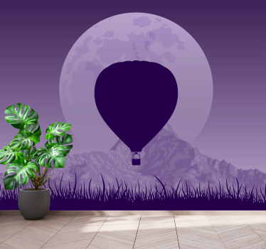 Fotomurais de paisagens passeio de balão de ar quente - TenStickers