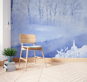 Fotomurais de paisagens serenidade inverno - TenStickers