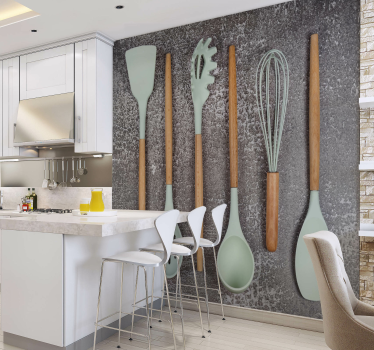 Fotomurais de Parede Acessórios de cozinha - TenStickers