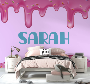 Fotomurais de Parede Creme donut - TenStickers