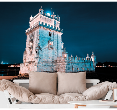 Fotomurais de Parede Lisboa torre de belém - TenStickers