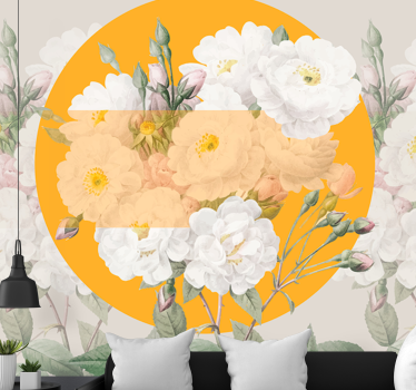 Fotomurais flores composição floral florescente - TenStickers