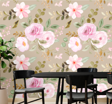 Fotomurais flores elegância da flor floral - TenStickers