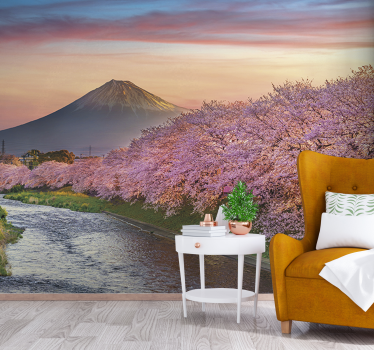 Fotomurais plantas e flores Floresta de cerejeira - TenStickers