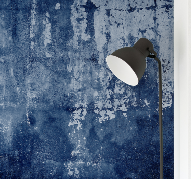 Fotomurais vinilicos texturas e padrões Azul desgastado parece "e - TenStickers