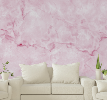 Fotomurais vinilicos texturas e padrões Textura de mármore rosa e - TenStickers