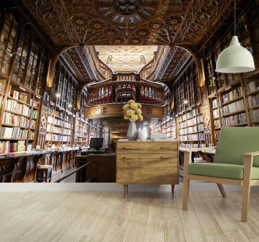 Fotomural de cidades e países Livraria Lello - TenStickers