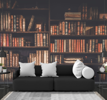 Mural de parede amor coleção de livros clássicos - TenStickers