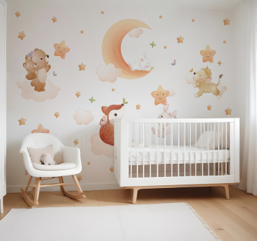 Mural de parede bebés bons sonhos - TenStickers