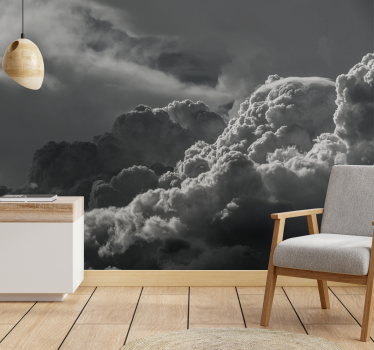Mural de parede céu formação de nuvens dramáticas - TenStickers