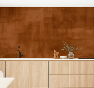 Mural de parede cozinha pátina de cobre desgastada - TenStickers