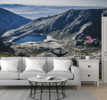 Mural de parede decorativo de paisagens Serra da Estrela - TenStickers