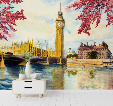 Mural de parede Londres tâmisa e big ben - TenStickers