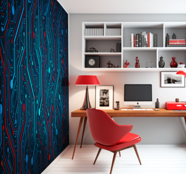 Mural de Parede Wire Circuit - TenStickers