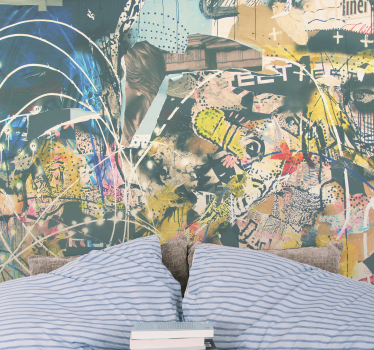 Pinturas murais de grunge - TenStickers