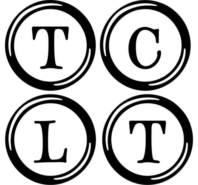 Bases para copos personalizáveis Letras de máquina de escrever - TenStickers