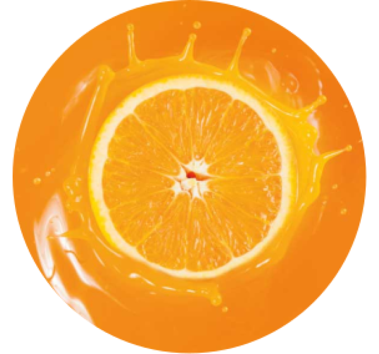 Bases para copos suco de laranja - TenStickers