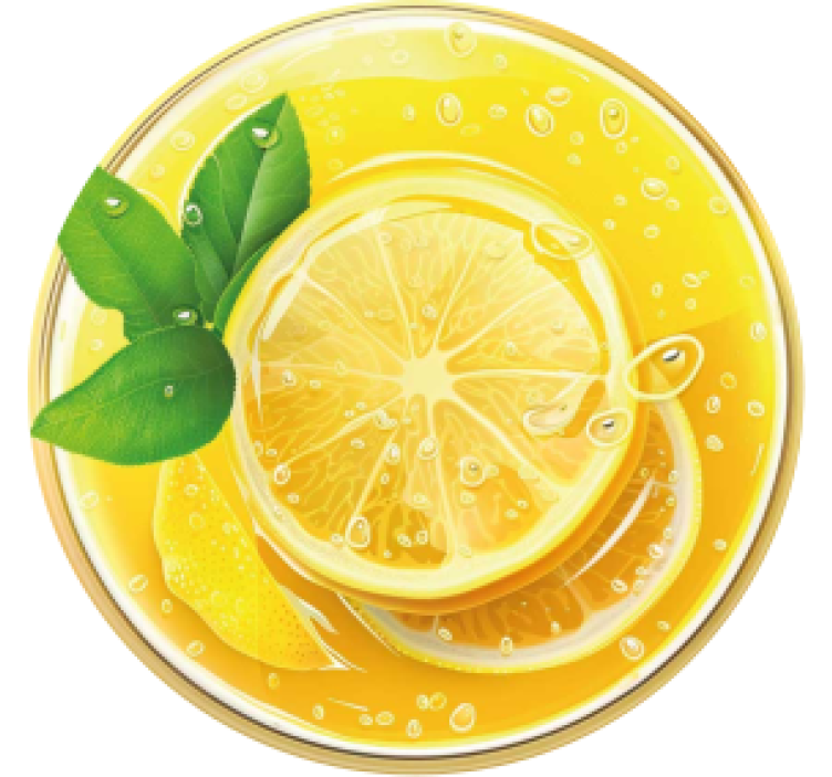 Bases para copos limonada - TenStickers