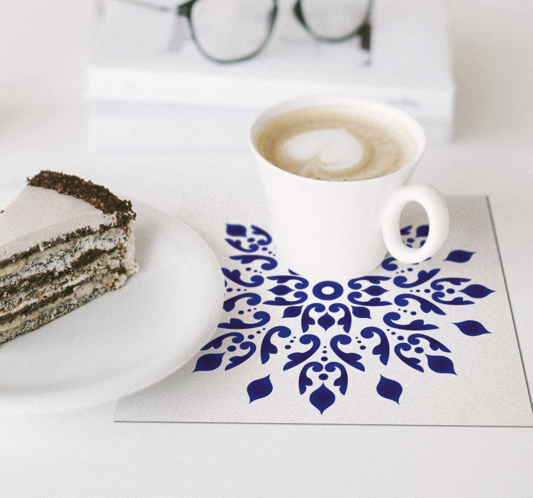 Base para copos azulejo clássico Português - TenStickers