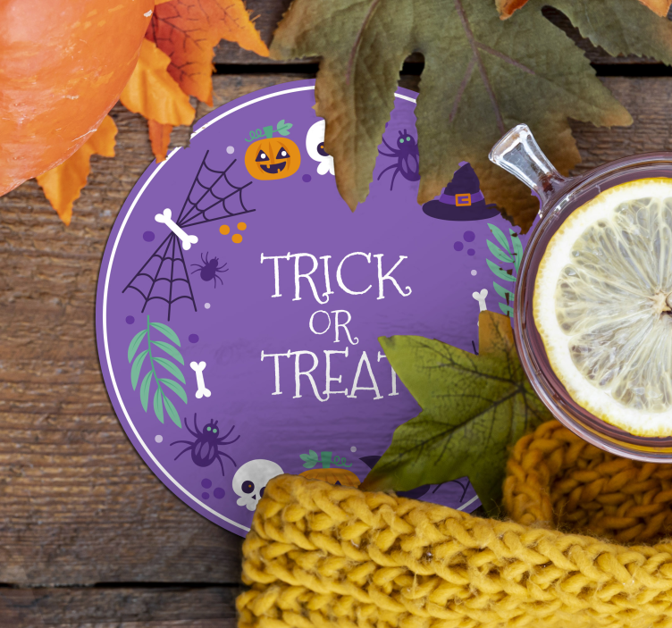 Base paracopos halloween com design temático de halloween - TenStickers