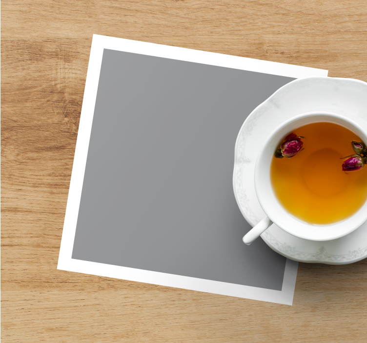 Bases para copos arranjo elegante de chá - TenStickers