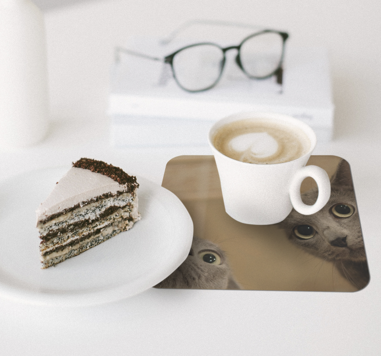 Bases para copos modernas Gatos - TenStickers