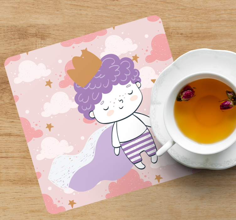 Bases para copos personagem brincalhão e heroico - TenStickers