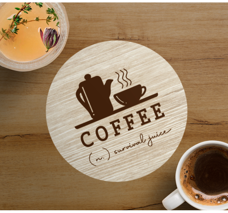 Bases para copos personalizáveis jarra e xícara - TenStickers
