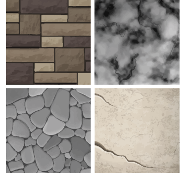 Bases para copos em vinil de texturas Texturas realistas - TenStickers