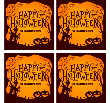 Base paracopos halloween celebração de halloween assustadora - TenStickers