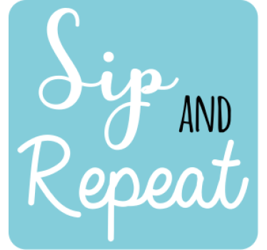 Bases para copos frase beba e repita texto - TenStickers