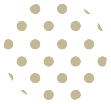 Bases para copos com estampa de poá - TenStickers