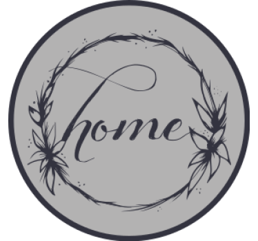 Bases para copos frase círculo floral elegante - TenStickers