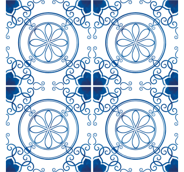 Bases para copos com padrões florais intricados - TenStickers