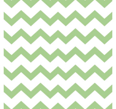 Bases para copos padrão chevron em verde - TenStickers