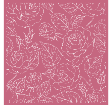 Bases para copos com padrões florais estilizados - TenStickers