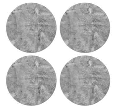 Bases para copos em vinil de texturas Estilo cinza mármore - TenStickers