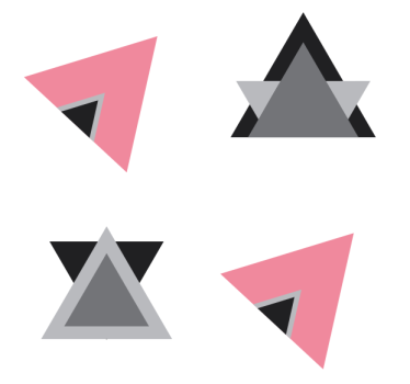 Bases para copos camadas de formas geométricas - TenStickers