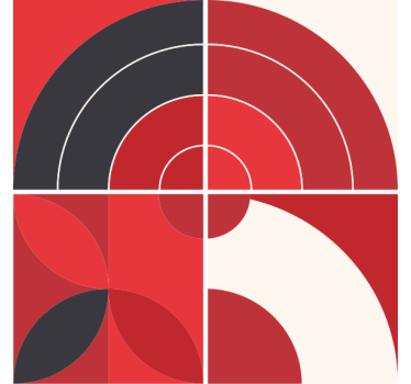 Bases para copos com padrões de cores geométricas - TenStickers