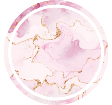 Bases para copos design de mármore rosa suave - TenStickers