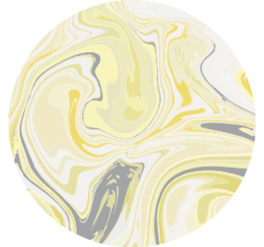 Bases para copos com padrão amarelo marmorizado - TenStickers